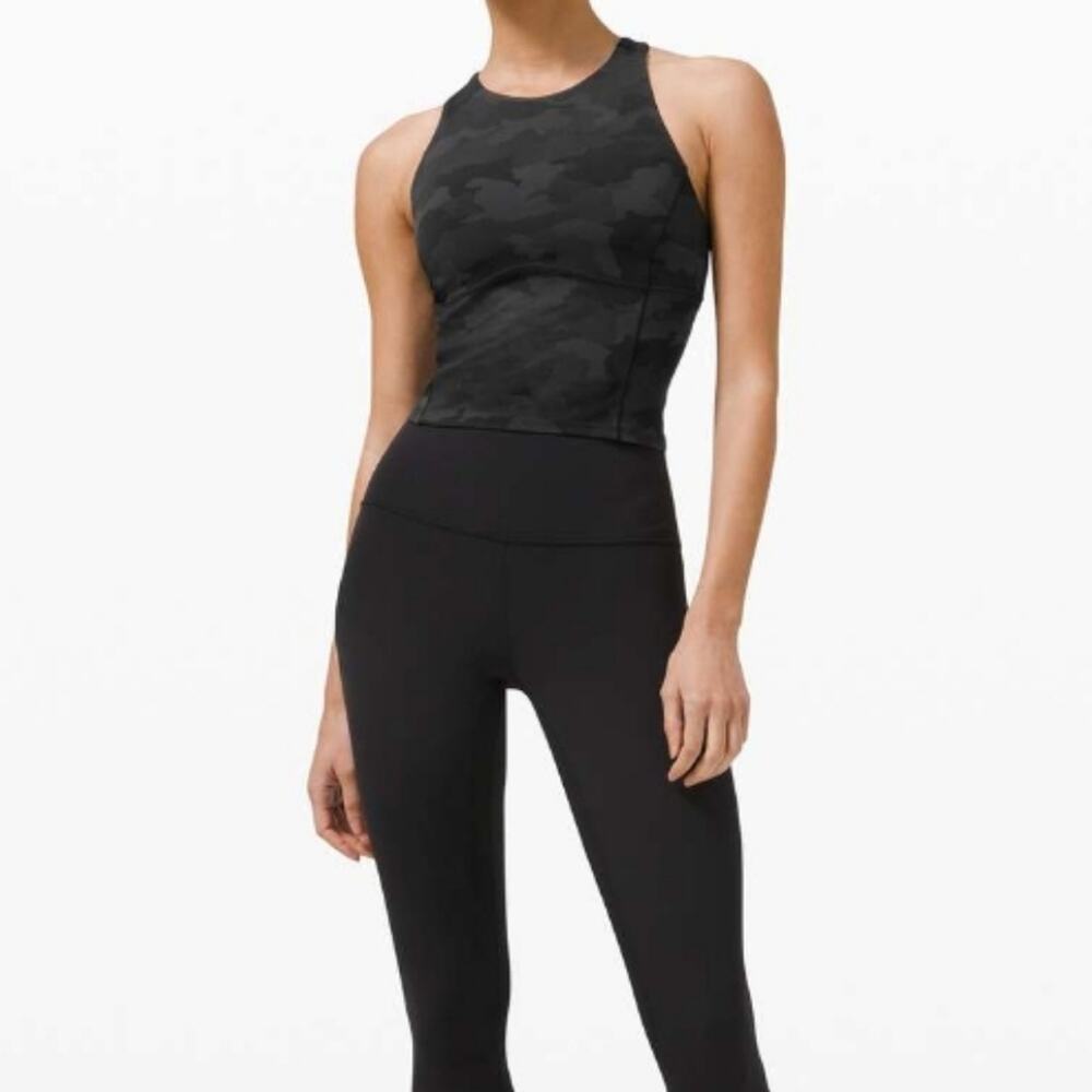 Lululemon Heritage 365 Camo Deep Coal Multi Key to Balance Tank 6